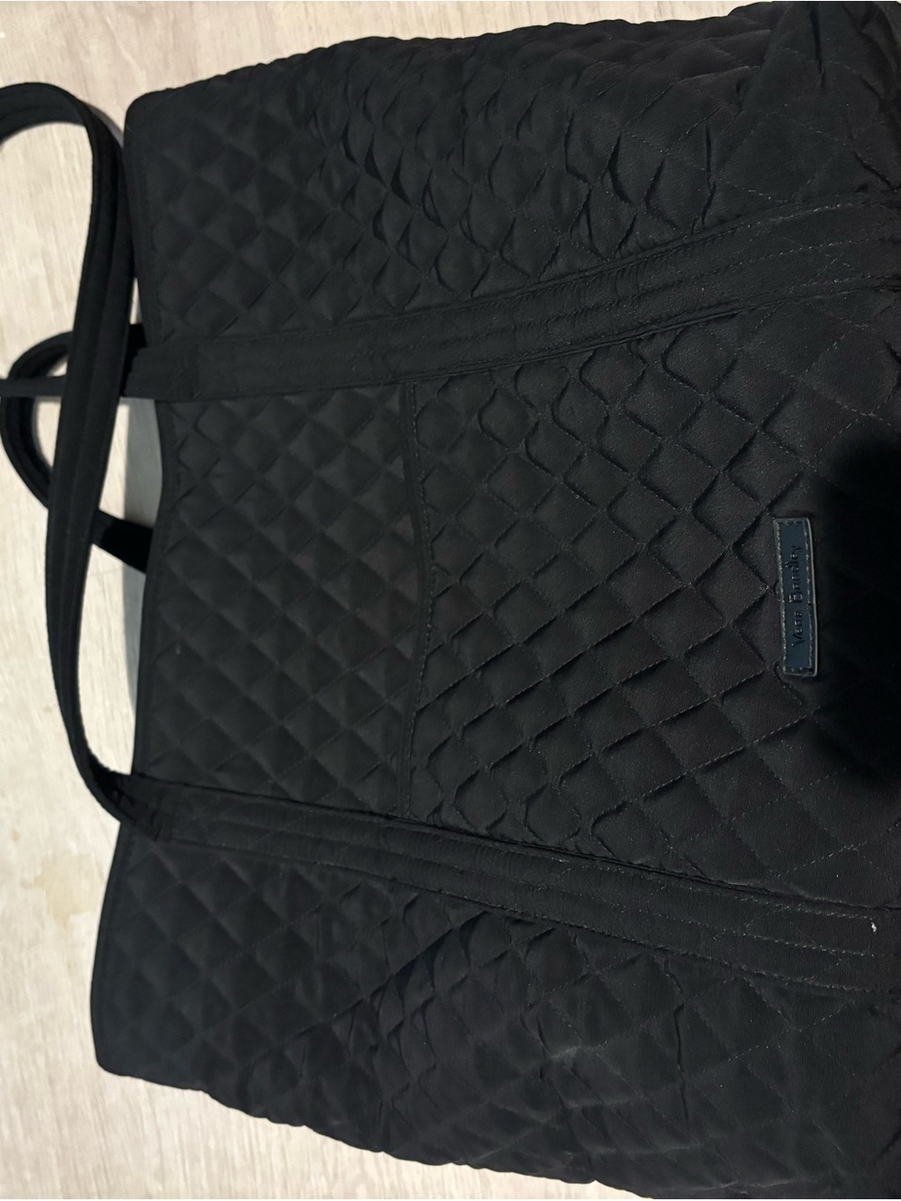 Vera Bradley Black Quilted Tote